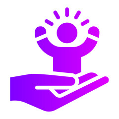 mentorship gradient icon