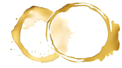 A gold stain ring