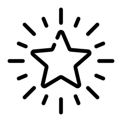 Excellence line icon