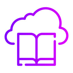 cloud gradient icon