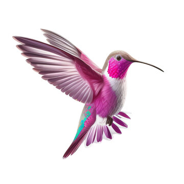 recommend clip art: hummingbird on white background