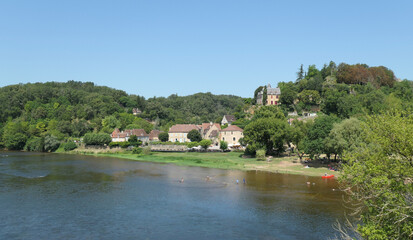 Limeuil, confluent de la Vézère et de la Dordogne, Périgord Noir, France