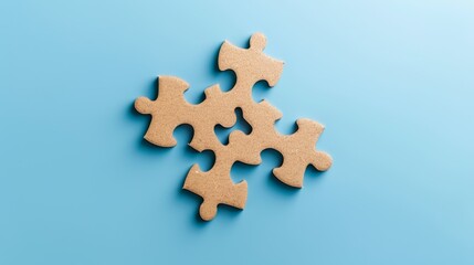 Obraz premium Puzzle. Business strategy, success solution, jigsaw games symbol. Idea metaphor. Creative idea, connection, challenge, partnership, teamwork, match