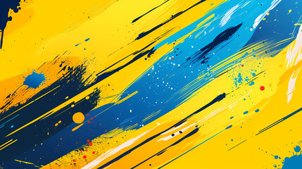 Abstract background modern hipster futuristic graphic. Yellow background with stripes. Vector abstract background texture design, bright poster and blue background Vector illustration.stockphoto style