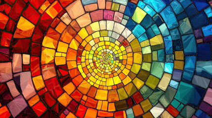 Naklejka premium Abstract colorful background