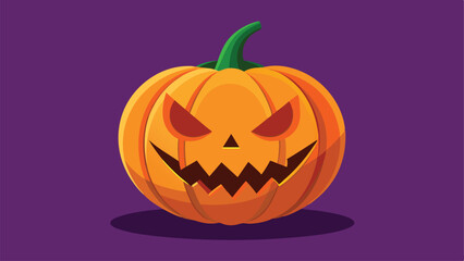 halloween pumpkin on a white background