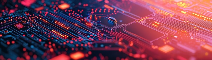 Sparkling Black Friday Deals - Vibrant Cyber Graphics with Space for Copy, Electronics Promotion on Social Media Ad