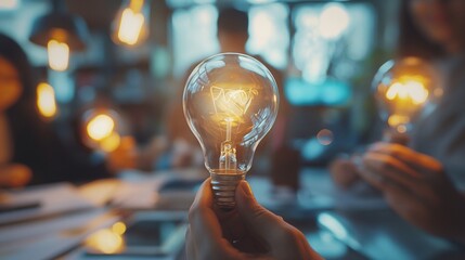 group of innovators brainstorming ideas for a disruptive technology