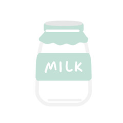 牛乳瓶　イラスト