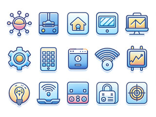set of icons for design