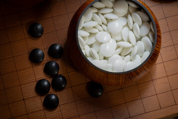 Go, or igo is a Japanese board game invented in China