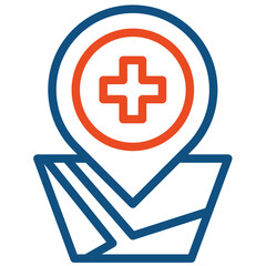 Obraz premium Location Icon