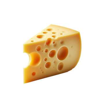 recommend clip art: Swiss Cheese Slice isolated on transparent background