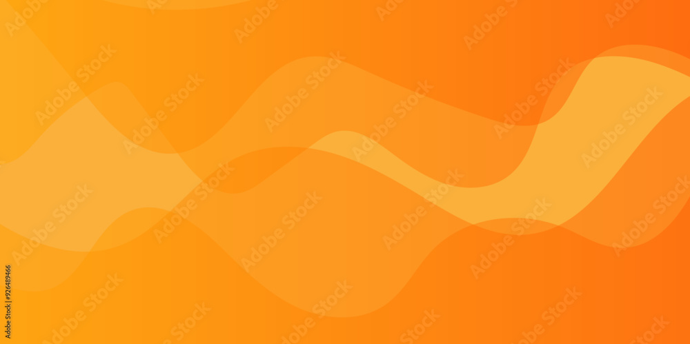 Poster abstract orange background illustration. light elegant dynamic abstract background.