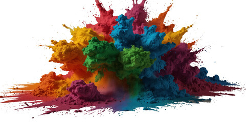 Beautiful rainbow festival background.  