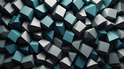 wallpaper with a simple brush on a 3D geometric texture