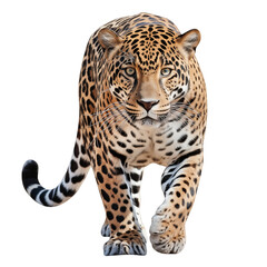 Obraz premium portrait of a leopard panthera leo transparent