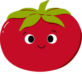 Cute Tomato Cartoon