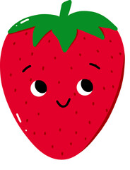 Cute Strawberry Cartoon