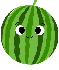 Cute Watermelon Cartoon