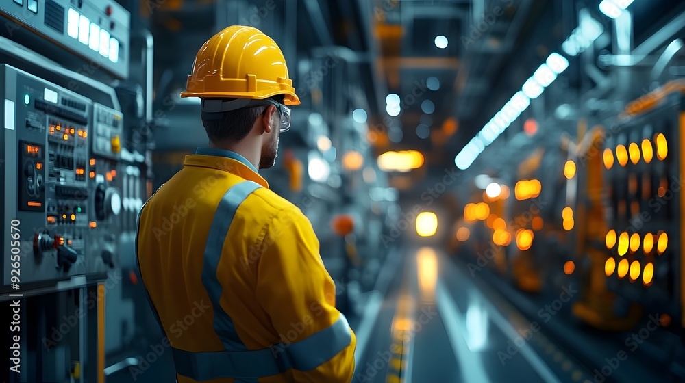 Poster engineer verifying system s redundancy features for improved reliability and efficiency