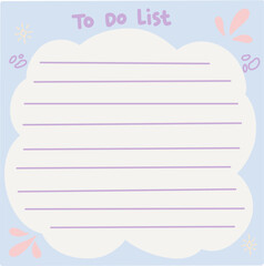 Hand Drawn To Do List