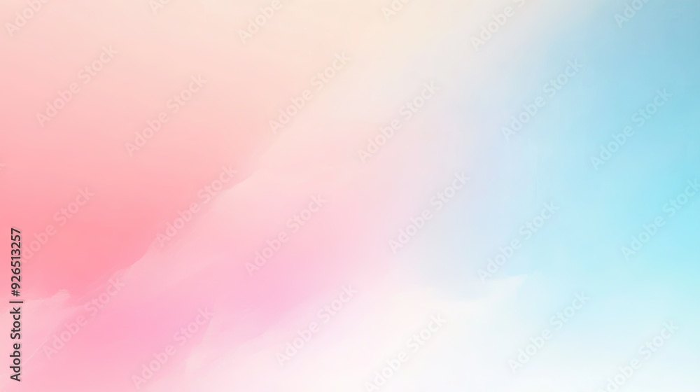 Poster a soft pastel gradient background transitioning from pink to blue, perfect for modern design element