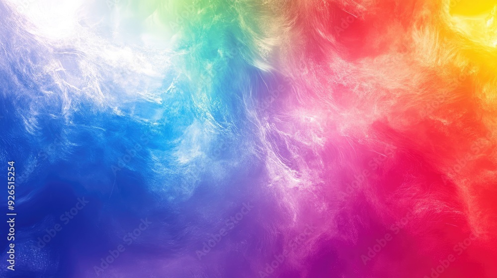 Aufkleber a vibrant rainbow gradient background with a smooth transition between colors, suitable for creative