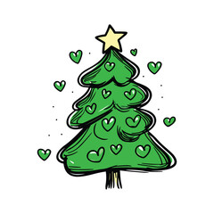 Christmas Tree PNG Images, Watercolor Clipart, Tree Clipart