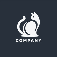 Premium Cat Vector Logo | Customizable & High-Quality Design for Your Brand.