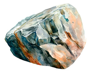 Obraz premium image showcasing various textured stones arranged on a clean white surface