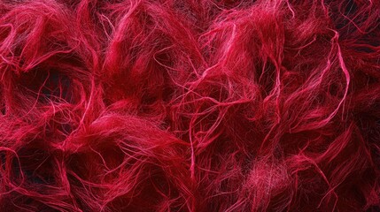 Obraz premium A tangle of crimson threads overlapping artistically, crafting an engaging and abstract visual narrative.