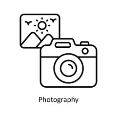 Photography vector filled outline Icon Design illustration. Design And Development Symbol on White background EPS 10 File