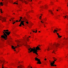 red leaves seamless abstract pattern background fabric design print wrapping paper digital illustration texture wallpaper watercolor paint 