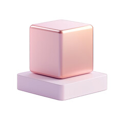 A stylish, modern geometric block design featuring soft pastel colors, perfect for creating minimalistic backgrounds. transparent background