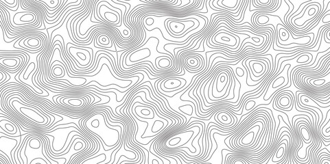 Topographic contour map. Vector cartography illustration. Map in Contour Line Light topographic topo contour. Illustrations of maps Abstract Geometric