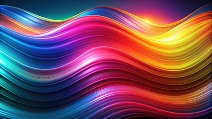 Obraz premium Futuristic abstract gradient background with colorful waves , technology, digital, design, vibrant, modern, abstract, pattern