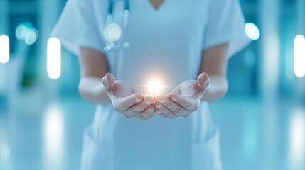 A healthcarefocused image of a person practicing deep breathing exercises, emphasizing the mental health benefits of controlled breathing