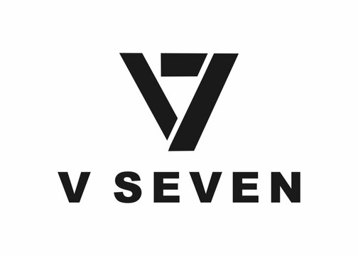 letter v seven logo, design, Vector, illustration, creative icon, template