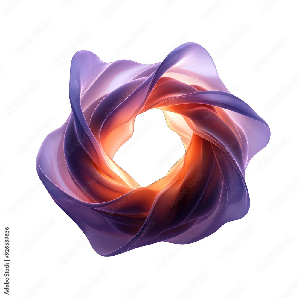 Poster an abstract swirl of soft colors creating a captivating visual effect, perfect for modern designs an