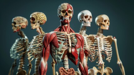 human anatomy , skeletal system , internal organs , anatomy of human body