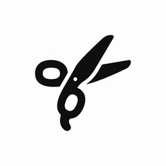 tailor scissors sewing icon sign