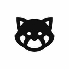 red panda firefox icon sign