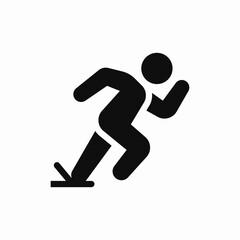 running sport marathon icon sign