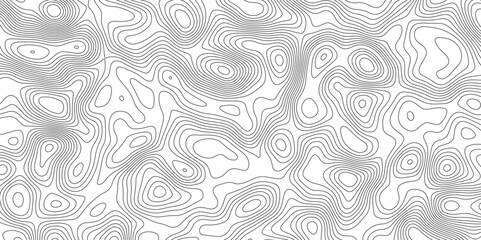 Topographic contour map. Vector cartography illustration. Map in Contour Line Light topographic topo contour. Illustrations of maps Abstract Geometric