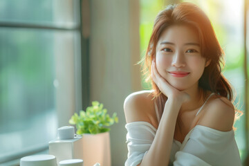 Asian Girl's Skincare Routine for Glowing Skin