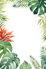 Abstract simply background with natural line arts - summer theme -
