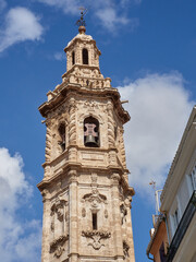 Bell Tower of the Church of Santa Catalina. Valencia, Spain, Europe