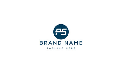 Logo design letter PS . Elegant modern. Vector template.