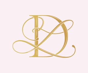 LD, DL, logo LD, Letter LD,monogram LD, vector, logo, Wedding Monogram Initials, Wedding Logo, Wedding Monogram,Logo Design